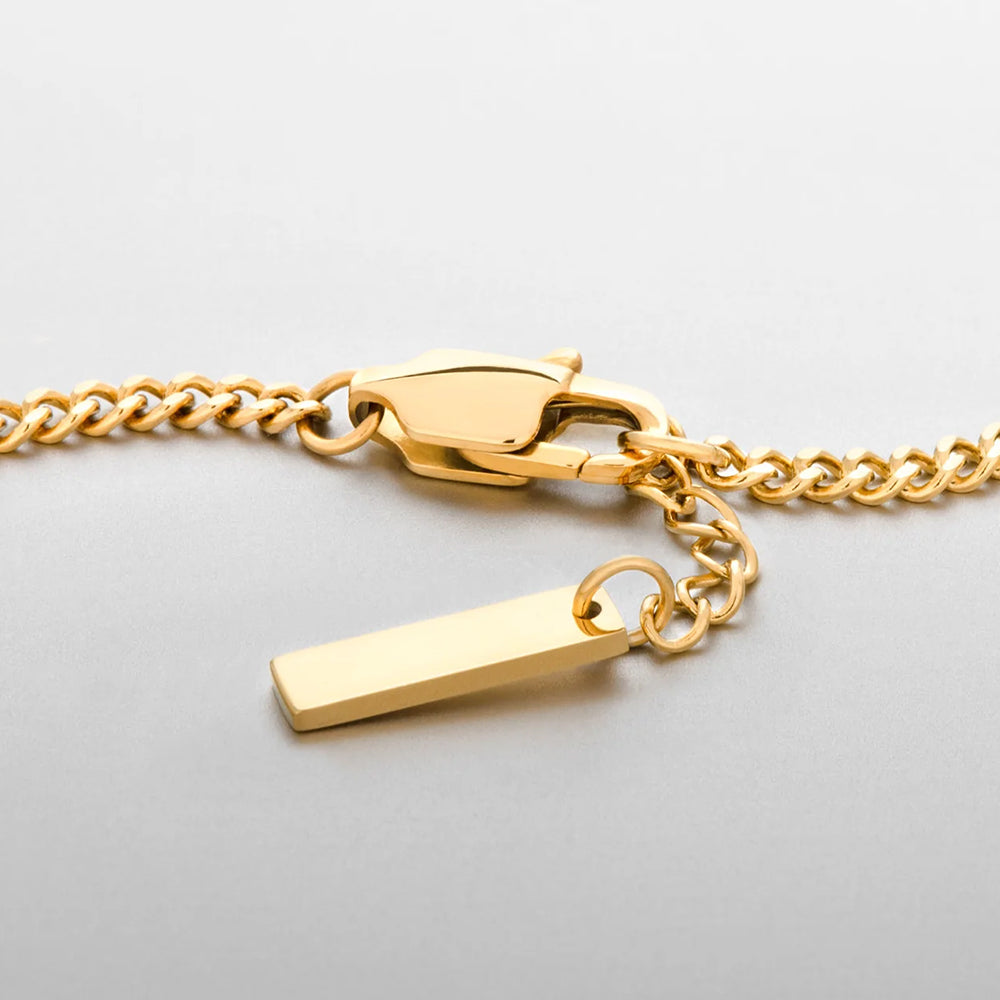 Gold Cuban Chain Bracelet