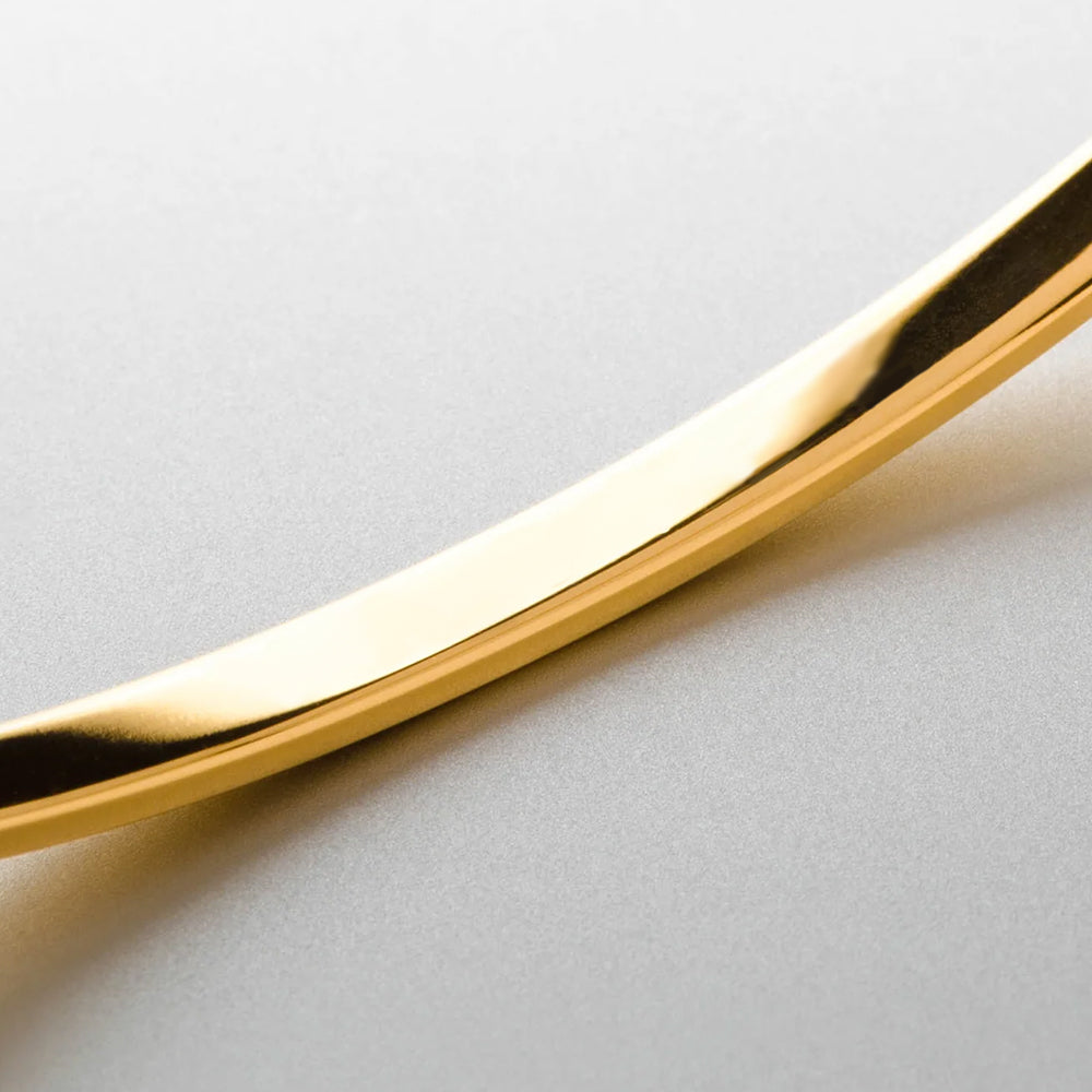 Gold Smooth Cuff Bracelet